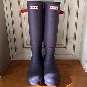 Hunter Purple Women's Winter & Rain Boots